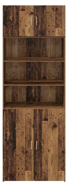 Tárolószekrény Öreg fa 80 x 42,5 x 225 cm Faanyag
