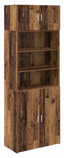 Tárolószekrény Öreg fa 80 x 42,5 x 225 cm Faanyag