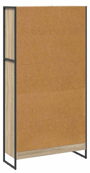 Könyvespolc 2 pcs Sonoma 80 x 30 x 155 cm Faanyag