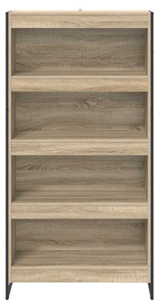 Könyvespolc 2 pcs Sonoma 80 x 30 x 155 cm Faanyag