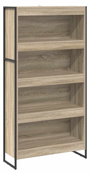Könyvespolc 2 pcs Sonoma 80 x 30 x 155 cm Faanyag