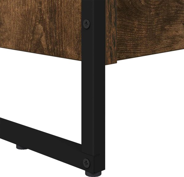 Könyvespolc 2 pcs Füstös tölgy 80 x 30 x 155 cm Faanyag