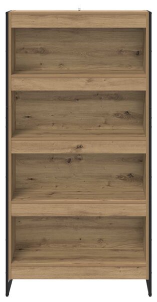 Könyvespolc 2 pcs Művészi tölgy 80 x 30 x 155 cm Faanyag
