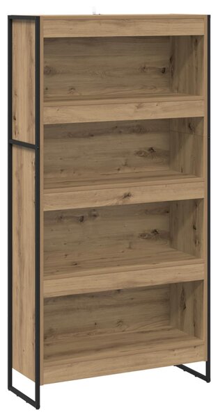 Könyvespolc 2 pcs Művészi tölgy 80 x 30 x 155 cm Faanyag
