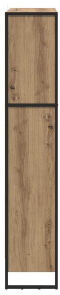 Könyvespolc 2 pcs Művészi tölgy 80 x 30 x 155 cm Faanyag
