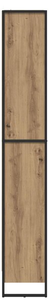 Könyvespolc 2 pcs Művészi tölgy 80 x 30 x 189,5 cm Faanyag