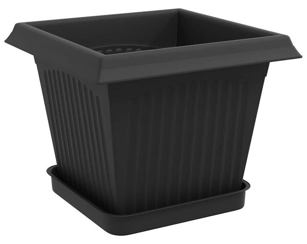 Növénycserép 24 db Fekete Műanyag