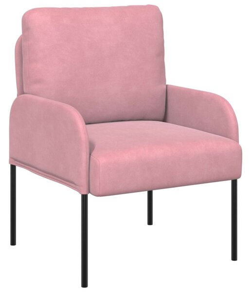 VidaXL Ülőgarnitúrák párnával 3 pcs Rózsaszín 115 x 56 x 80 cm Furnér