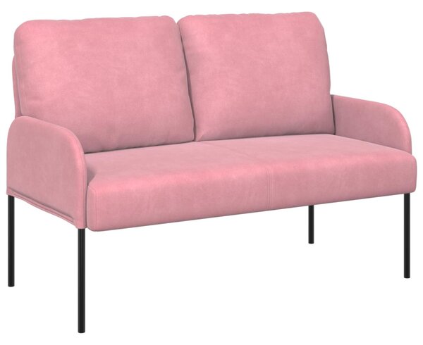 VidaXL Ülőgarnitúrák párnával 3 pcs Rózsaszín 115 x 56 x 80 cm Furnér