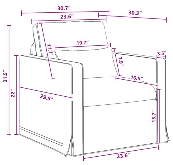 VidaXL Kanapé Szett 2 pcs Sötétszürke 198 x 78 x 80 cm szövet