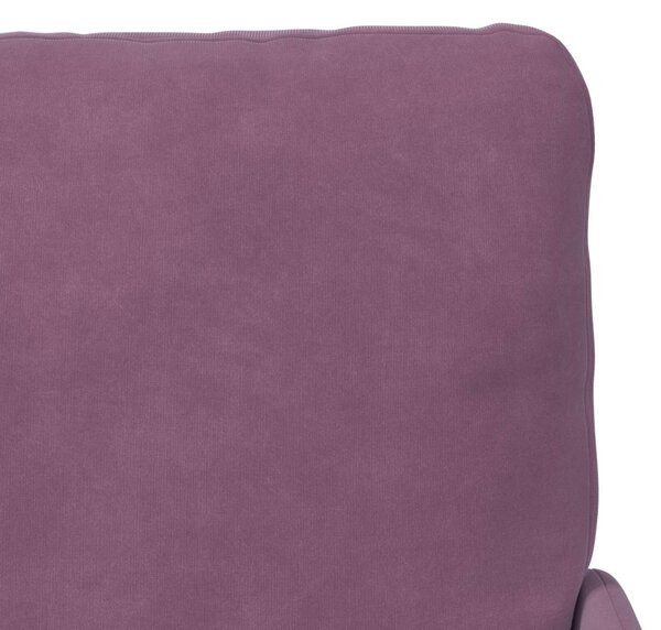 VidaXL Ülőgarnitúrák párnával 3 pcs Lila 115 x 56 x 80 cm Furnér