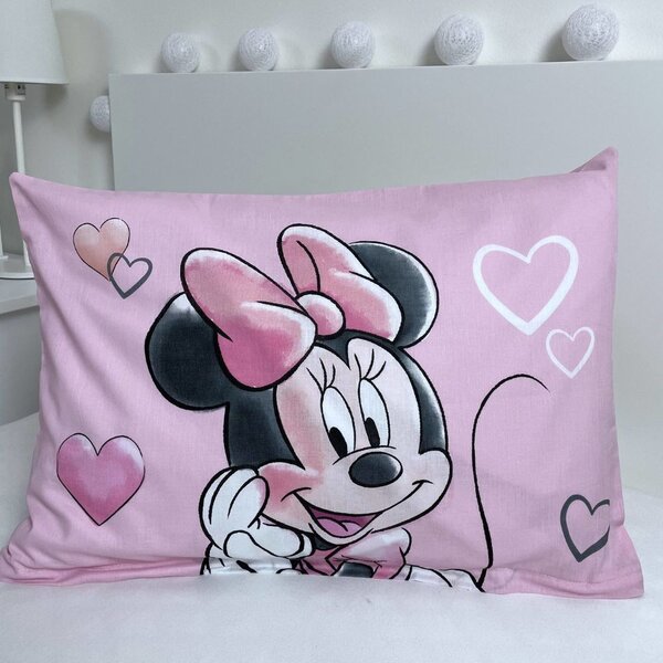 Minnie egér ovis ágynemű szett (hearts)