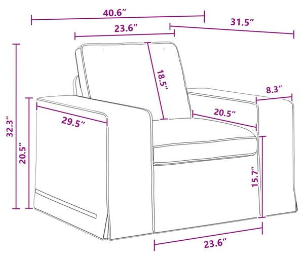 VidaXL Kanapé Szett 2 pcs Sötétszürke 162 x 80 x 82 cm szövet
