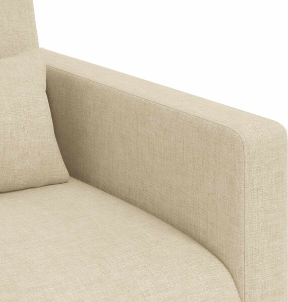 VidaXL Kanapé Szett 2 pcs Krém 158 x 78 x 80 cm szövet