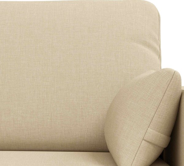 VidaXL Kanapé Szett 2 pcs Krém 158 x 78 x 80 cm szövet