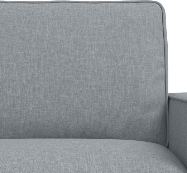 VidaXL Kanapé Szett 2 pcs Világosszürke 162 x 80 x 82 cm szövet