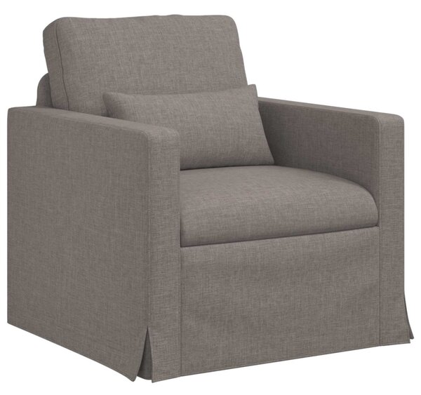 VidaXL Kanapé Szett 2 pcs Tópszínű 198 x 78 x 80 cm szövet