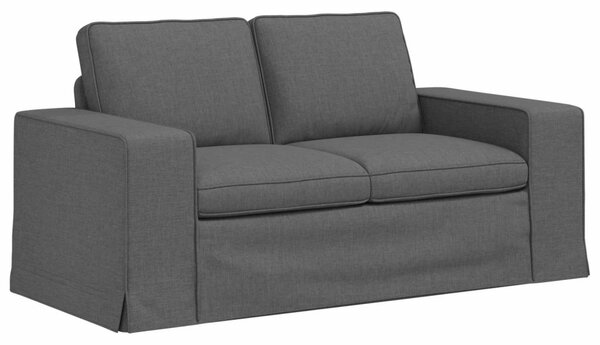 VidaXL Kanapé Szett 2 pcs Sötétszürke 162 x 80 x 82 cm szövet