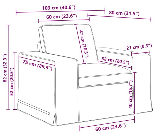 VidaXL Kanapé Szett 2 pcs Sötétszürke 162 x 80 x 82 cm szövet