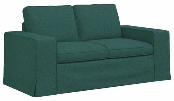 VidaXL Kanapé Sötétzöld 162 x 80 x 82 cm szövet