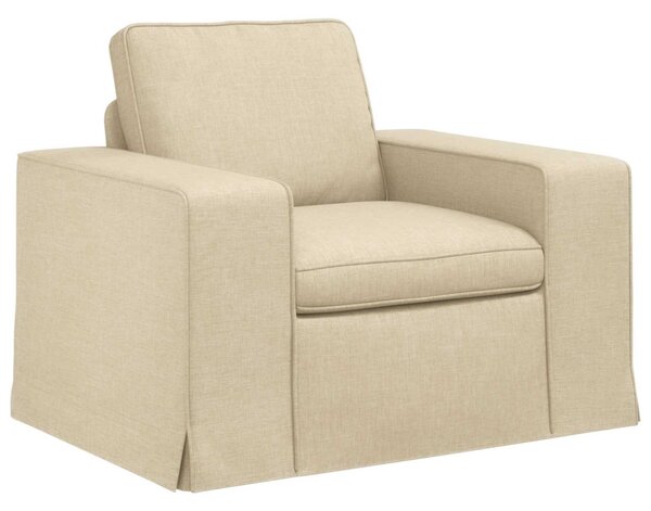 VidaXL Kanapé Krém 103 x 80 x 82 cm szövet
