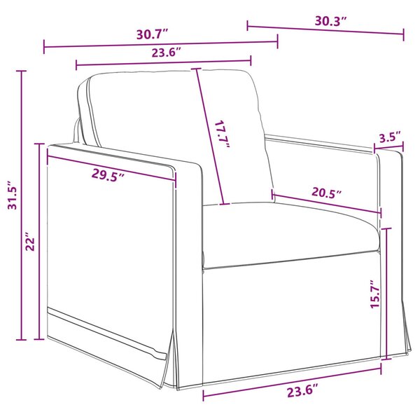 VidaXL Kanapé Szett 2 pcs Sötétszürke 138 x 78 x 80 cm Bársony