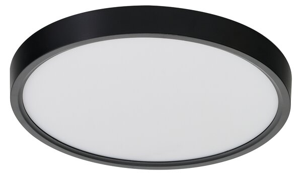 Arnor Round mennyezeti/fali lámpa (18w+15w) fekete 18 W + 6 W