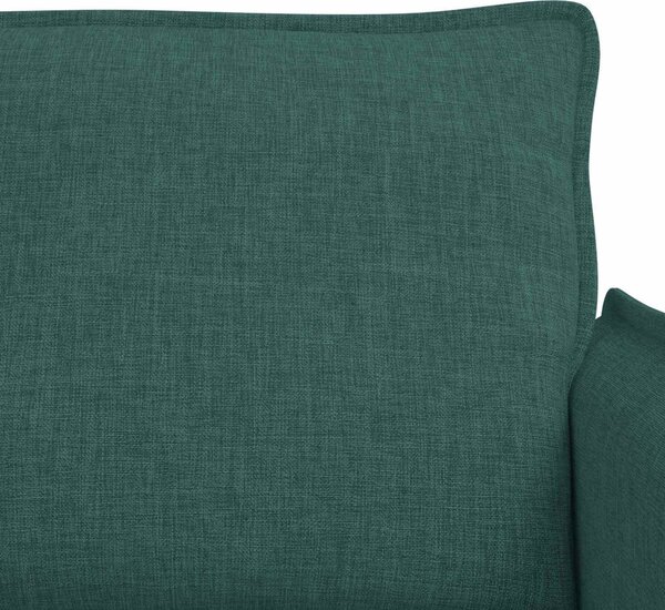VidaXL Kanapé Szett 2 pcs Sötétzöld 136 x 82 x 85 cm Szövet