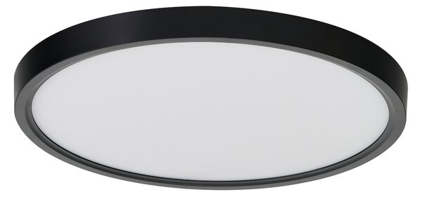 Arnor Round mennyezeti/fali lámpa (30W+20W) fekete 30 W + 12 W