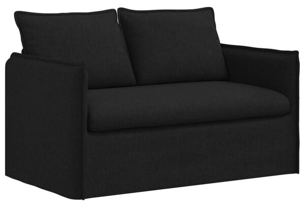 VidaXL Kanapé Szett 2 pcs Fekete 136 x 82 x 85 cm Szövet
