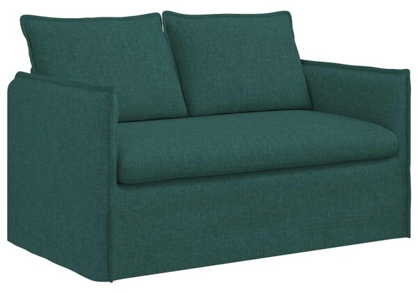 VidaXL Kanapé Szett 2 pcs Sötétzöld 136 x 82 x 85 cm Szövet