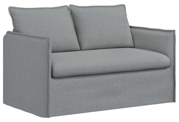 VidaXL Kanapé Szett 2 pcs Világosszürke 136 x 82 x 85 cm Szövet