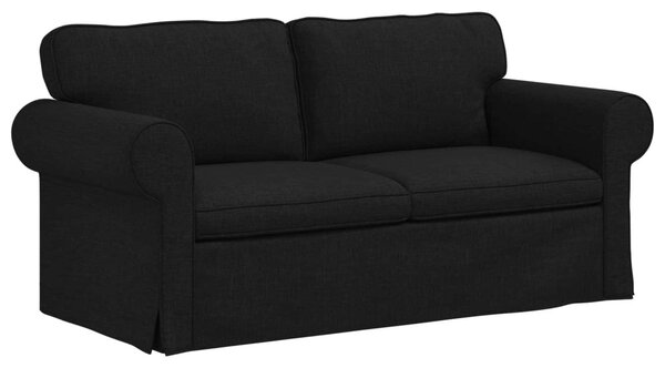 VidaXL Kanapé Szett 2 pcs Fekete 175 x 82 x 80 cm szövet