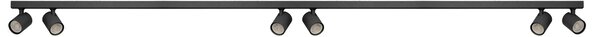 Exo Line fekete mennyezeti spotlámpa 6x 50 W