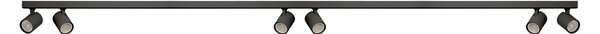 Exo Line fekete mennyezeti spotlámpa 6x 50 W