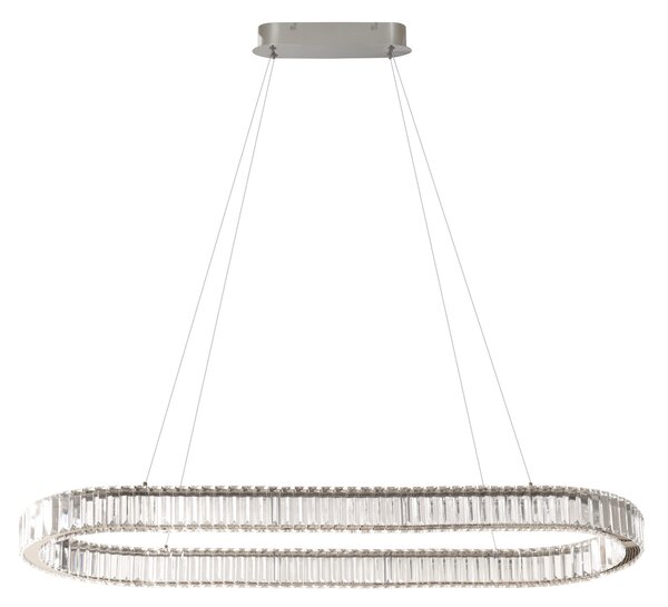 Spark Oval Ch + Remote króm függesztett lámpa 71 W