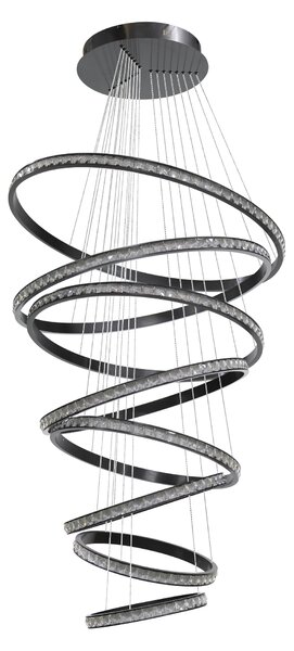 Azalea Spiral 3-step fekete függesztett lámpa 238 W