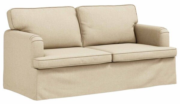 VidaXL Kanapé Krém 162 x 80 x 85 cm szövet
