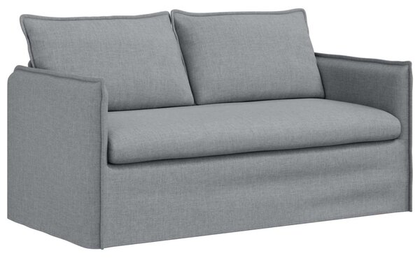 VidaXL Kanapé Szett 2 pcs Világosszürke 156 x 82 x 85 cm Szövet