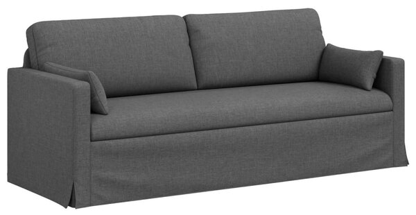 VidaXL Kanapé Szett 2 pcs Sötétszürke 198 x 78 x 80 cm szövet