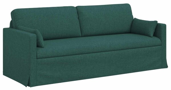 VidaXL Kanapé Szett 2 pcs Sötétzöld 198 x 78 x 80 cm szövet