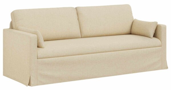 VidaXL Kanapé Krém 198 x 78 x 80 cm szövet