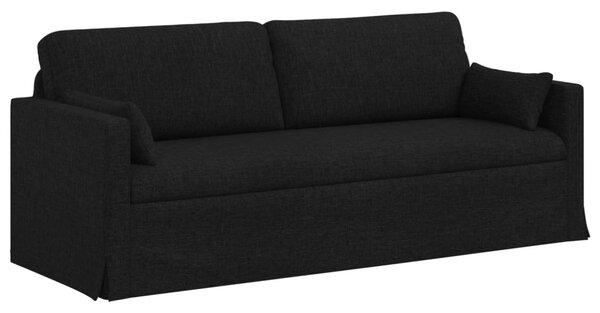 VidaXL Kanapé Fekete 198 x 78 x 80 cm szövet