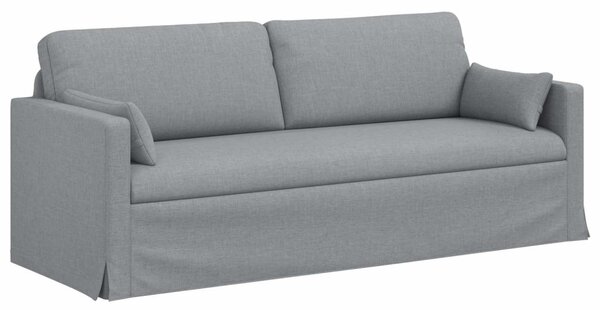 VidaXL Kanapé Szett 2 pcs Világosszürke 198 x 78 x 80 cm szövet