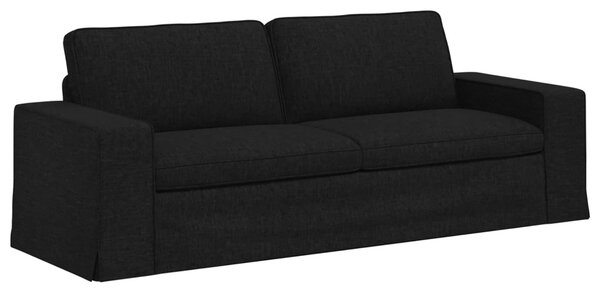 VidaXL Kanapé Fekete 222 x 80 x 82 cm szövet