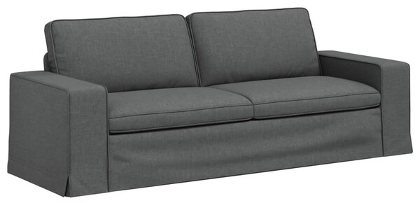 VidaXL Kanapé Szett 2 pcs Sötétszürke 222 x 80 x 82 cm szövet