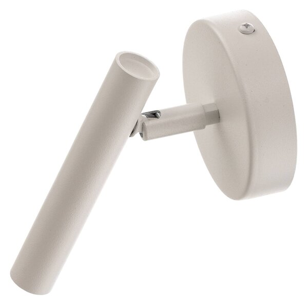 SIGMA Sopel fali világítás, magasság 15 cm, fehér, dimmelhető, Fehér / opál, Nappali / Étkező, fém, Modern