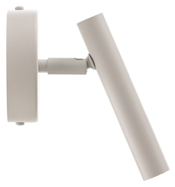 SIGMA Sopel fali világítás, magasság 15 cm, fehér, dimmelhető, Fehér / opál, Nappali / Étkező, fém, Modern