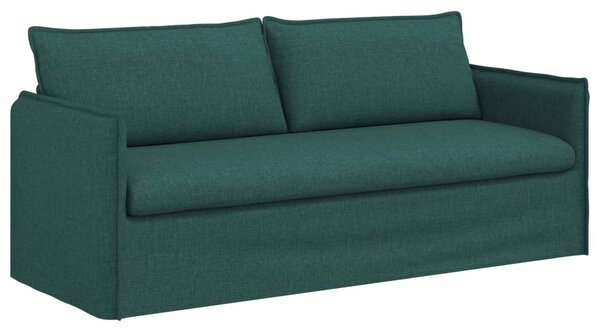 VidaXL Kanapé Sötétzöld 196 x 82 x 85 cm szövet