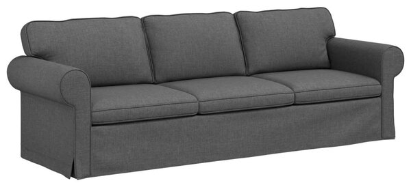 VidaXL Kanapé Sötétszürke 245 x 82 x 80 cm szövet